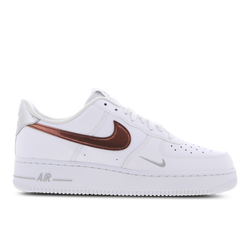 Men Shoes - Nike Air Force 1 Low - White-Picante Red-Wolf Grey