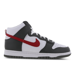 Hombre Zapatillas - Nike Dunk High - Iron Grey-Gym Red-Opti Yellow