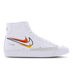 Men Shoes - Nike Blazer Mid - White-Black-Orange