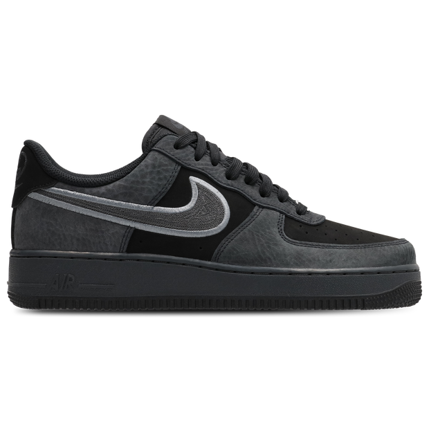 Men Nike Air Force 1 '07 LV8 Black/Dk Smoke Grey-Smoke Grey Sneakers 9.5 Black/Dk Smoke Grey-Smoke Grey - IB6842-002
