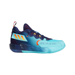 Men Shoes - adidas Dame - Dark Blue-Pulse Aqua-Solar Red
