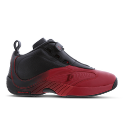 Men Shoes - Reebok Answer Iv - Black-Flash Red-Flash Red