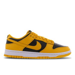 Men Shoes - Nike Dunk Low - Black-Goldenrod-White
