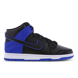 Men Shoes - Nike Dunk High - Black-Hyper Royal-White