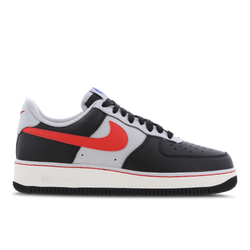Uomo Scarpe - Nike Air Force 1 Low - Black-Chile Red-Grey Fog