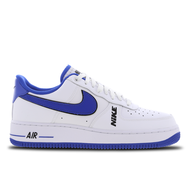 Nike Air Force 1 Low '07 LV8 Motocross White Royal Blue Black - DC8873-100