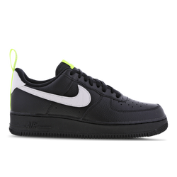 Men Shoes - Nike Air Force 1 Low - Black-White-Volt