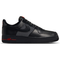 Men Shoes - Nike Air Force 1 Low - Black-Univ Red-Silver