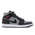 Jordan 1 Mid - Men Shoes Black-Gym Red-Particle Grey