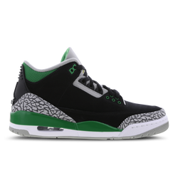 Men Shoes - Jordan 3 Retro - Black-Pine Green-Silver