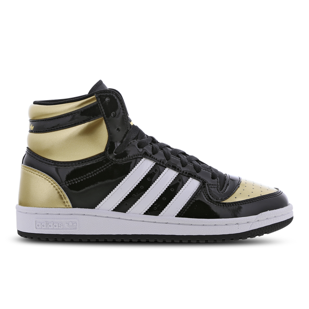 adidas Top Ten Men Shoes Black Leather Size 6.5 Foot Locker