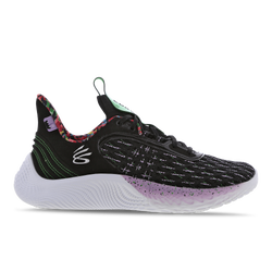 Men Shoes - Under Armour Curry 9 - Black-Octane-White