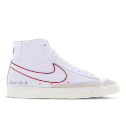 Men Shoes - Nike Blazer Mid - White-Red-Bllack
