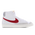 Nike Blazer Mid - Men Shoes White-Gym Red-Lt Smoke Grey