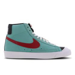 Men Shoes - Nike Blazer Mid - Washed Teal-Gym Red-White