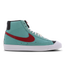 Nike Blazer Mid - Men Shoes Washed Teal-Gym Red-White