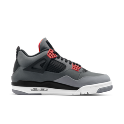 Men Shoes - Jordan 4 Retro - Dk Grey-Infrared 23-Black
