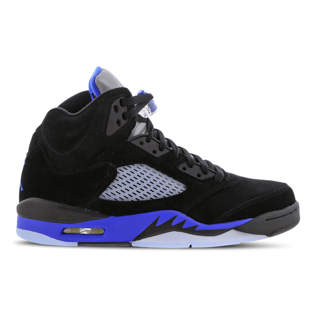 Jordan Air Jordan 5 Retro, Black/Racer Blue-Reflect Silver - CT4838-004