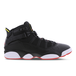 Men Shoes - Jordan 6 Rings - Black-Univ Red-White