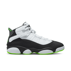 Men Shoes - Jordan 6 Rings - White-Green Strike-Black