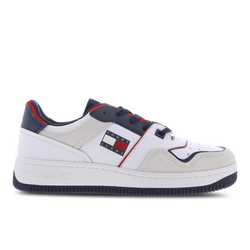 Men Shoes - Tommy Jeans Decon Basket - White-Navy-Yellow