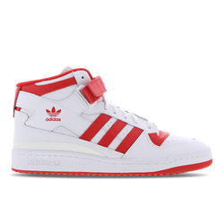 Men Shoes - adidas Forum Mid - Ftwr White-Vivid Red-Ftwr White