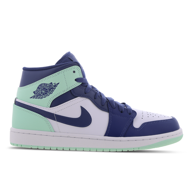 Jordan 1 Mid Blue Mint - 554724-413