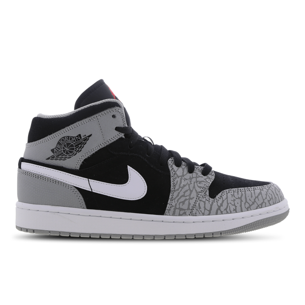Air Jordan 1 Mid SE Men's Shoes - Black - DM1200-016