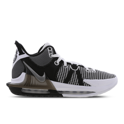 Men Shoes - Nike LeBron Witness 7 - White-Metallic Silver-Black