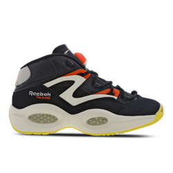 Men Shoes - Reebok Question Mid - Core Black-Core Black-Chalk