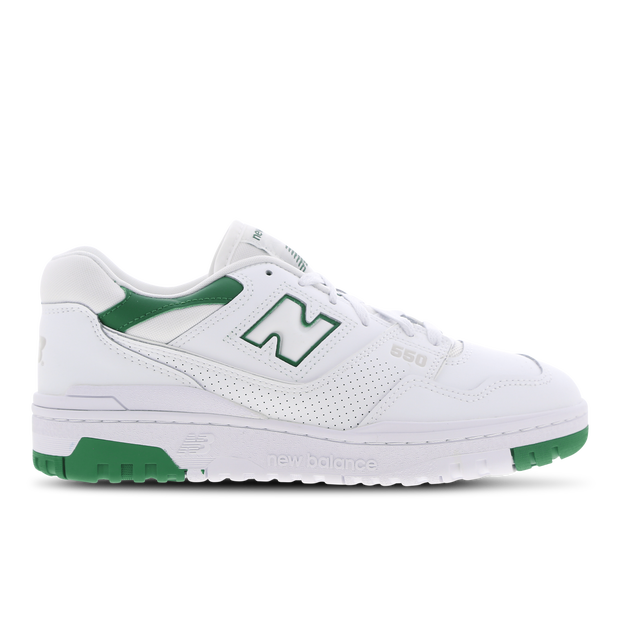 New Balance Homens 550 in Verde, Leather - BB550SWB