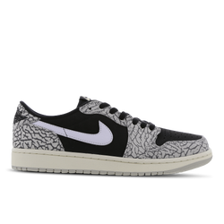 Uomo Scarpe - Jordan 1 Retro Low OG - Black-Muslin
