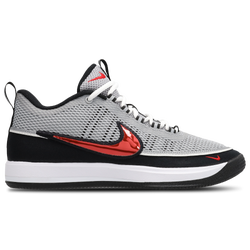 Men Shoes - Nike Book 2 - Mtlc Silver-Sport Red-Black
