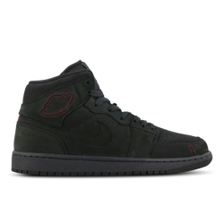 Uomo Scarpe - Jordan 1 Mid - Black-Anthracite-Off Noir