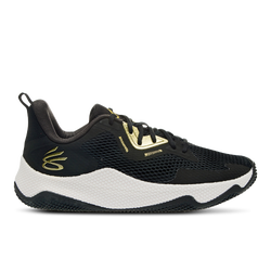 Men Shoes - Under Armour Curry HOVR Splash 3 - Black-Jet Gray-Metallic Gold