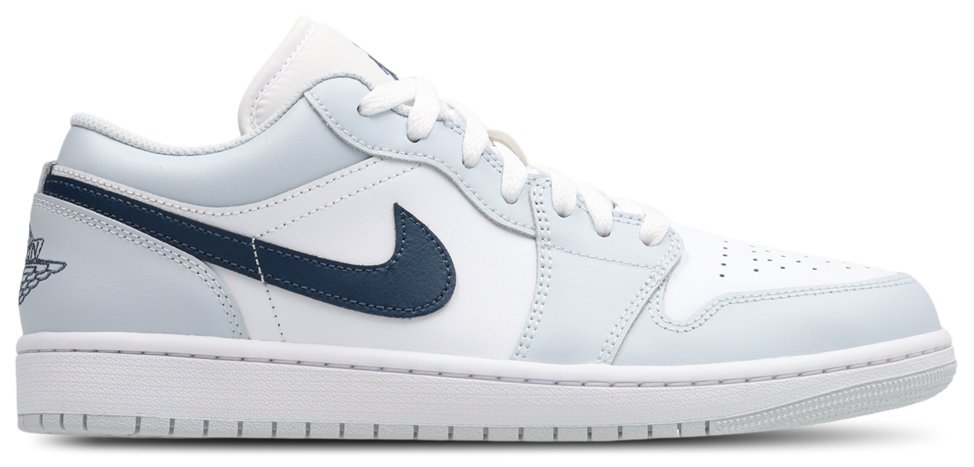 Jordan 1 Low Retro SE - Men Shoes (Aura-Squadron Blue-White)