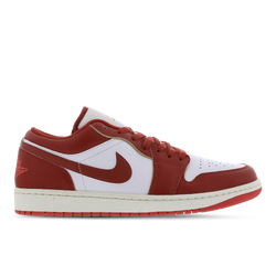 Men Shoes - Jordan 1 Low - White-Dune Red-Lobster