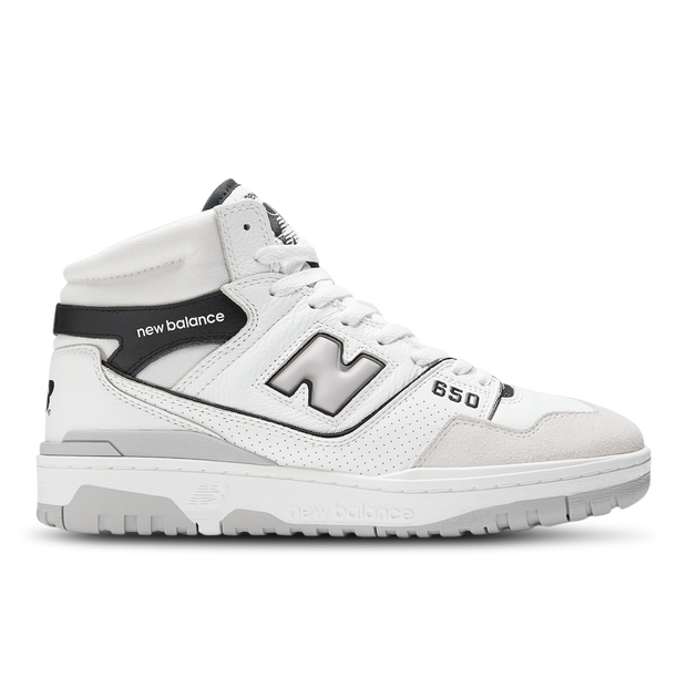 New Balance Hombre 650 in Blanca/blanc/Negro/Noir/Beige, Leather, Talla 36 - BB650RWH