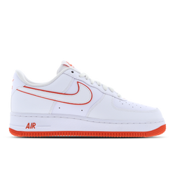 Men Shoes - Nike Air Force 1 Low - White-White-Picante Red
