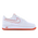Nike Air Force 1 Low - Men Shoes White-White-Picante Red