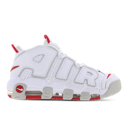 Uomo Scarpe - Nike Air More Uptempo '96 - White-Univ Red-Grey Fog