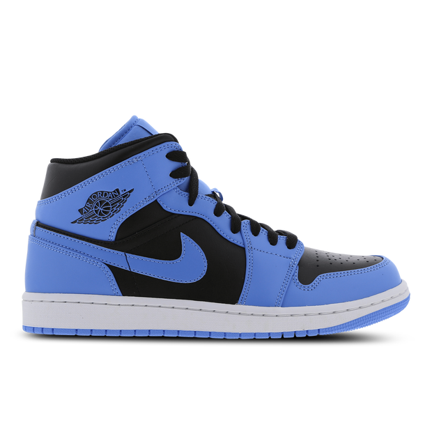 Air Jordan 1 Mid 'University Blue Black' | Men's Size 13 - DQ8426-401