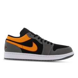 Uomo Scarpe - Jordan 1 Low - Black-Vivid Orange-Lt Graphite
