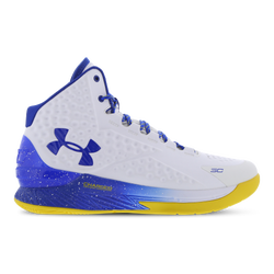 Men Shoes - Under Armour Curry 1 - White-Royal-Royal