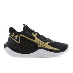 Herren Schuhe - Under Armour Jet '23 - Black-Metallic Gold-Metallic Gold