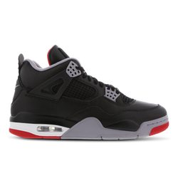 Homme Chaussures - Jordan AJ4 Retro - Black-Fire Red-Cement Grey