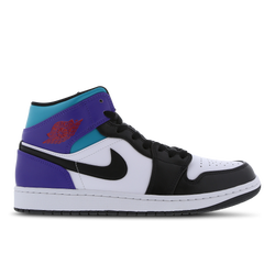 Men Shoes - Jordan 1 Mid - White-Black-Brt Concord