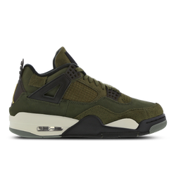 Homme Chaussures - Jordan AJ4 Retro - Med Olive-Pale Vanilla