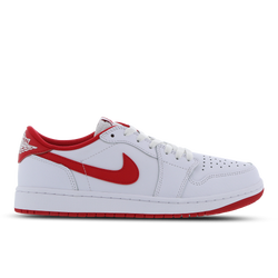 Heren Schoenen - Jordan 1 Retro Low OG - White-Univ Red-White