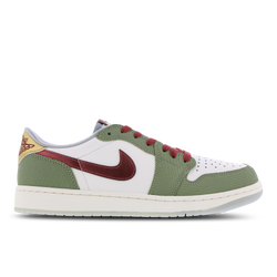 Homme Chaussures - Jordan 1 Retro Low OG - Sail-Cedar-Oil Green